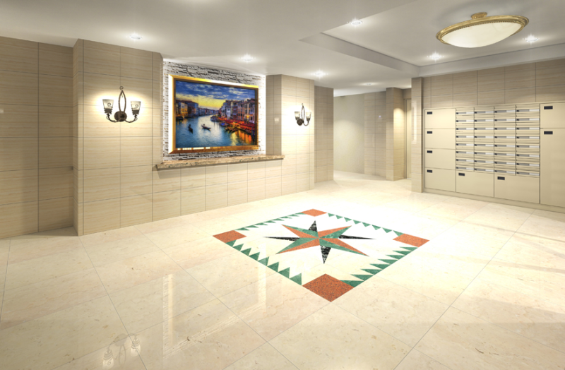 ファイル:グランファーレ円山公園南コートハウス エントランスホール完成予想CG.png