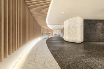 ザ・パークハウス グラン 神山町　エントランスアプローチ完成予想CG