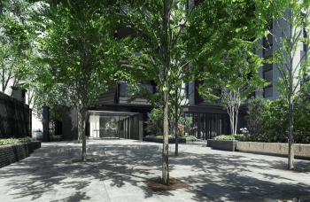 ザ・パークハウス 代々木大山　エントエランスアプローチ完成予想図