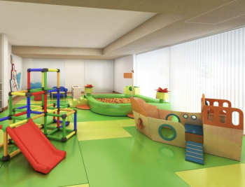 プラウドタワー堺東　キッズスペース&ママズラウンジ完成予想図