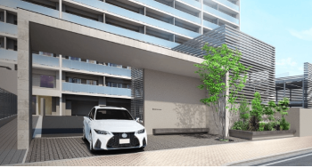 グランドオーク九品寺　アプローチゲート完成予想図