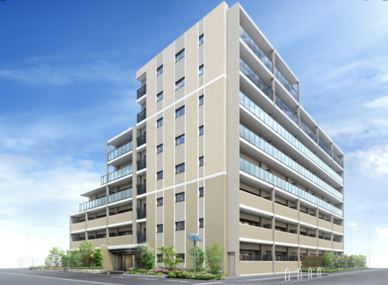 ファイル:シャルマンフジ 三国ケ丘 けやき通り 外観完成予想CG.png