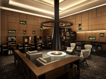 パークコート浜離宮 ザ タワー グローヴスタディルーム（27F)完成予想CG