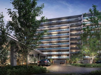 メガシティテラスII街区　外観完成予想図