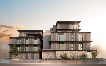 ライオンズ鴨川東　外観完成予想図1