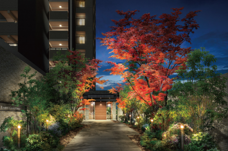 ファイル:ローレルコート蟹江 エントランスアプローチ完成予想CG.png