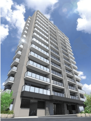 アルフィーネ二日市駅前ラヴィエ　外観完成予想図