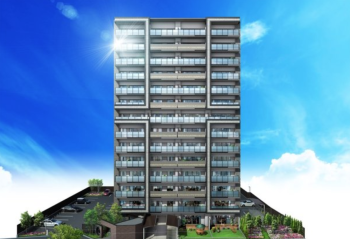 クレアホームズ鶴見緑地公園　外観完成予想CG