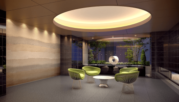 ザ・パークハウス 逗子　ラウンジ完成予想CG