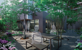 ジオ武庫之荘 コミュニティテラス完成予想CG