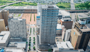 プレミスト旭川ザ・タワー　外観完成予想図1