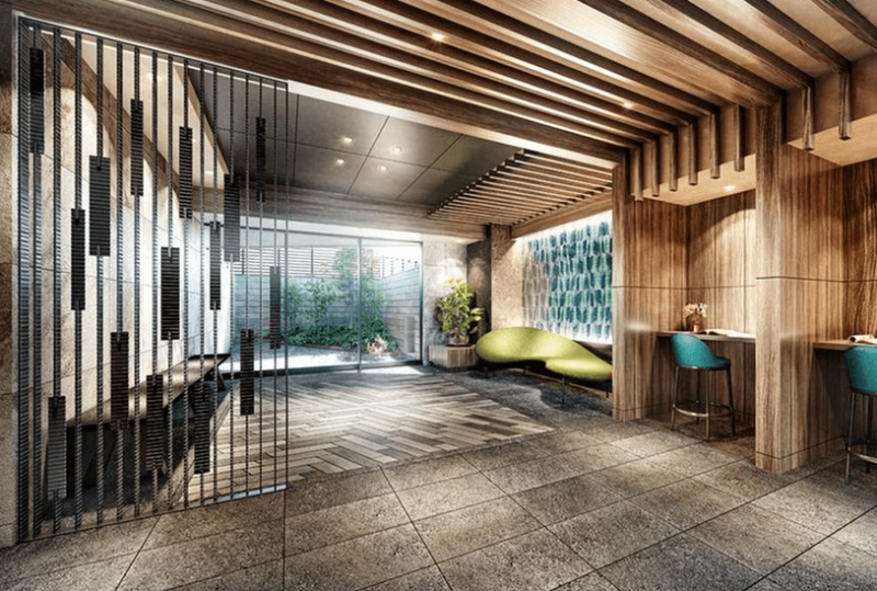 ファイル:レーベン鶴瀬 Artifact エントランスホール完成予想図.png