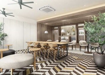 Brillia（ブリリア） Tower 聖蹟桜ヶ丘 BLOOMING RESIDENCE　コミュニティラウンジ完成予想CG