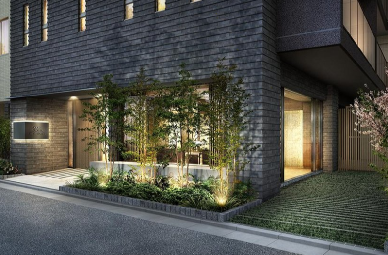 ファイル:クリオ町屋ウエストマークス エントランスアプローチ完成予想図.png
