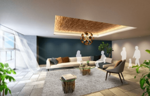 グランドパレス古市　ラウンジ完成予想図