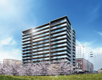 プラウド水戸桜川　外観完成予想図