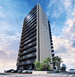 ポレスター岡山幸町　外観完成予想図