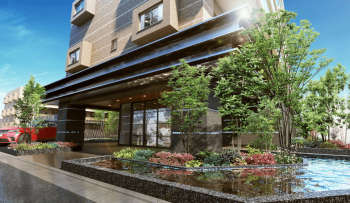 ルピアコート新越谷 エントランスアプローチ完成予想CG