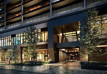 レーベン小田原 SKYS THE TOWER　エントエランスアプローチ完成予想図