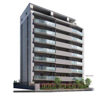 サンクレイドル南葛西　外観完成予想図1