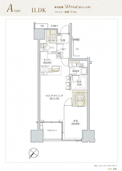 ファイル:ザ・パークハウス 日本橋大伝馬町atype.JPG
