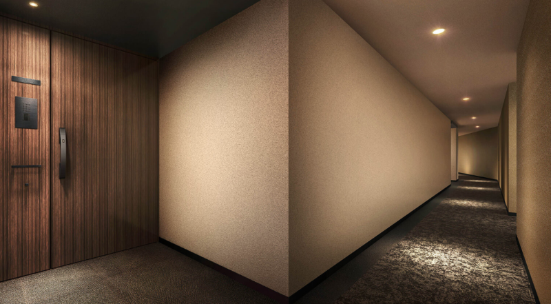 ファイル:プラウド文京千駄木ヒルトップ 内廊下完成予想CG.png