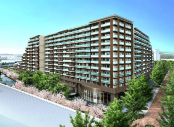 プレミスト昭島モリパークレジデンス　外観完成予想図1