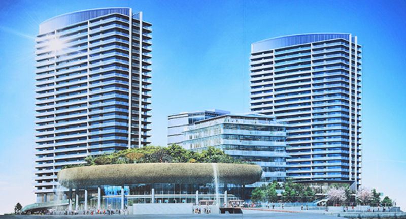 ファイル:ベイシティタワーズ神戸 外観完成予想CG 左側「ベイシティタワーズ神戸 WEST」右側「ベイシティタワーズ神戸 EAST」.png