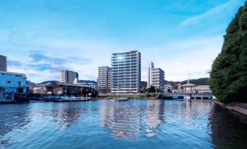 ル・サンク浜大津AQUA　周辺写真CCG合成