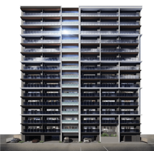 レ・ジェイド掛川駅前　外観完成予想図1