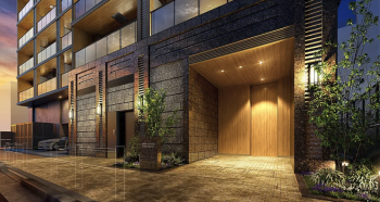 オーベルアーバンツ東武練馬　エントエランスアプローチ完成予想図