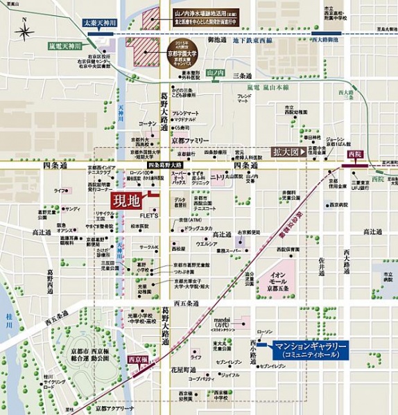 ファイル:パラドール四条葛野大路 グラン・スマート周辺施設(2).jpg