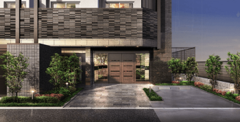 プレサンス ロジェ 名古屋駅 GATE FRONT　エントエランスアプローチ完成予想図