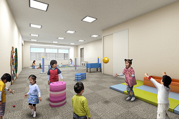 ミリカ・ガーデン　キッズプラザ完成予想CG