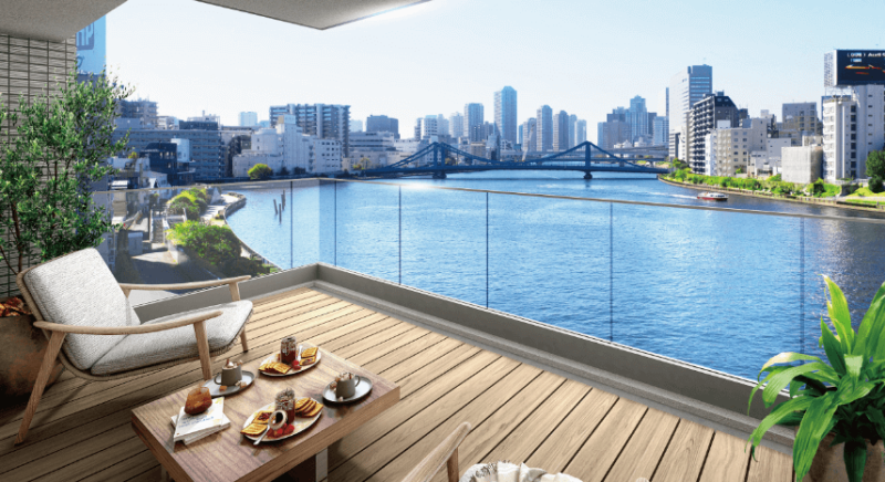 ファイル:リビオ森下リバーテラス バルコニー（眺望）完成予想図【一部住戸抜粋】.png