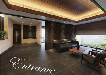 リヴィエール光貞台レ・ルーチェ　エントランスホール完成予想CG