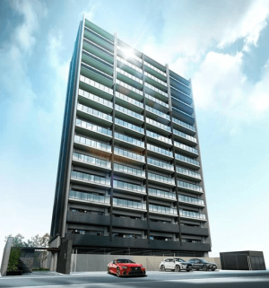 エステムプラザ千種駅前　外観完成予想図