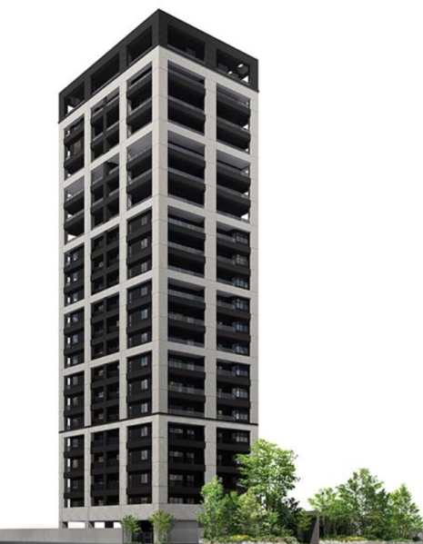 ファイル:グランドメゾン大濠公園ザ・タワーレジデンス 外観完成予想図.png