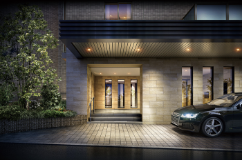 サンメゾン西新　エントランス完成予想図