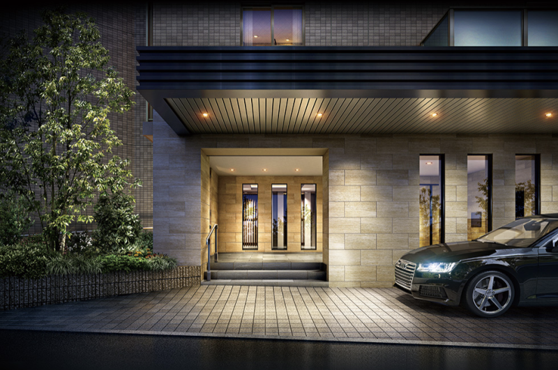 ファイル:サンメゾン西新 エントランス完成予想図.png