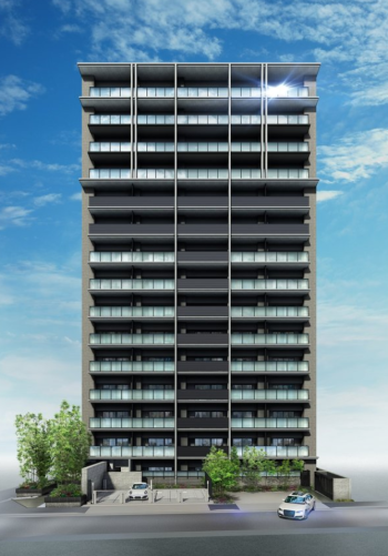 ザ・プラセシオン金山　外観完成予想図