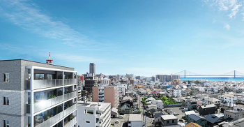 ワコーレ明石クレスティア　外観完成予想図