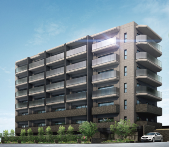 グローリオレジデンス浦和元町　外観完成予想CG