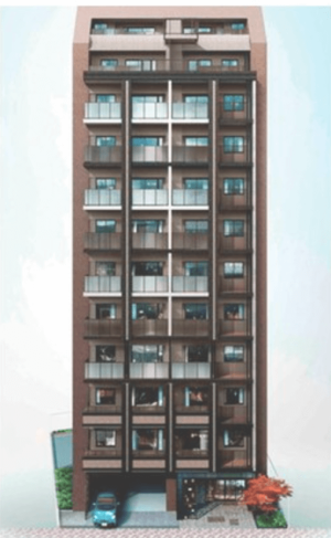 シエリア町屋　外観完成予想図