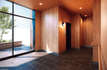 ビ・ウェル フレックス 倉敷沖新町　西棟エントエランスホール完成予想図