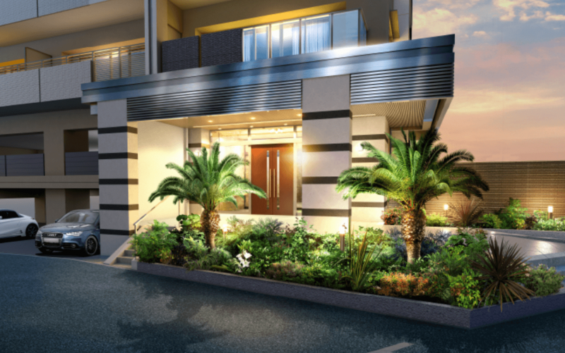 ファイル:ミルコマンション真栄原スカイルーク エントランスアプローチ完成予想CG.png