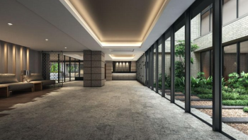 リーフィアレジデンス上原　ラウンジ完成予想CG