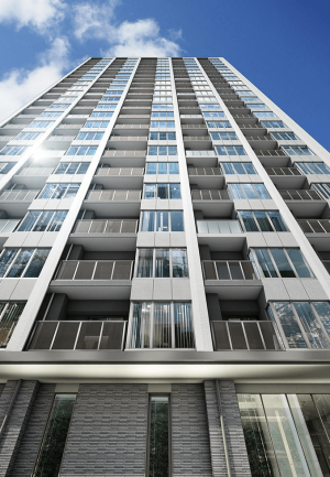 ウィザースレジデンス秋田ザ・タワー　外観完成予想図