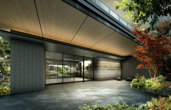 クリオ亀有ガーデンマークス　エントエランス完成予想図