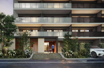 グレーシア川口 碧の杜　エントエランスアプローチ完成予想図